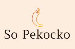 Logo de SoPekocko : un piment jaune et rouge.